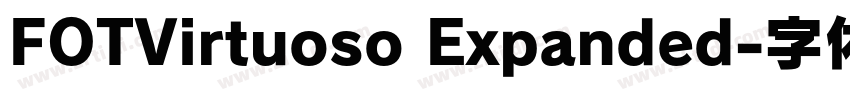 FOTVirtuoso Expanded字体转换
